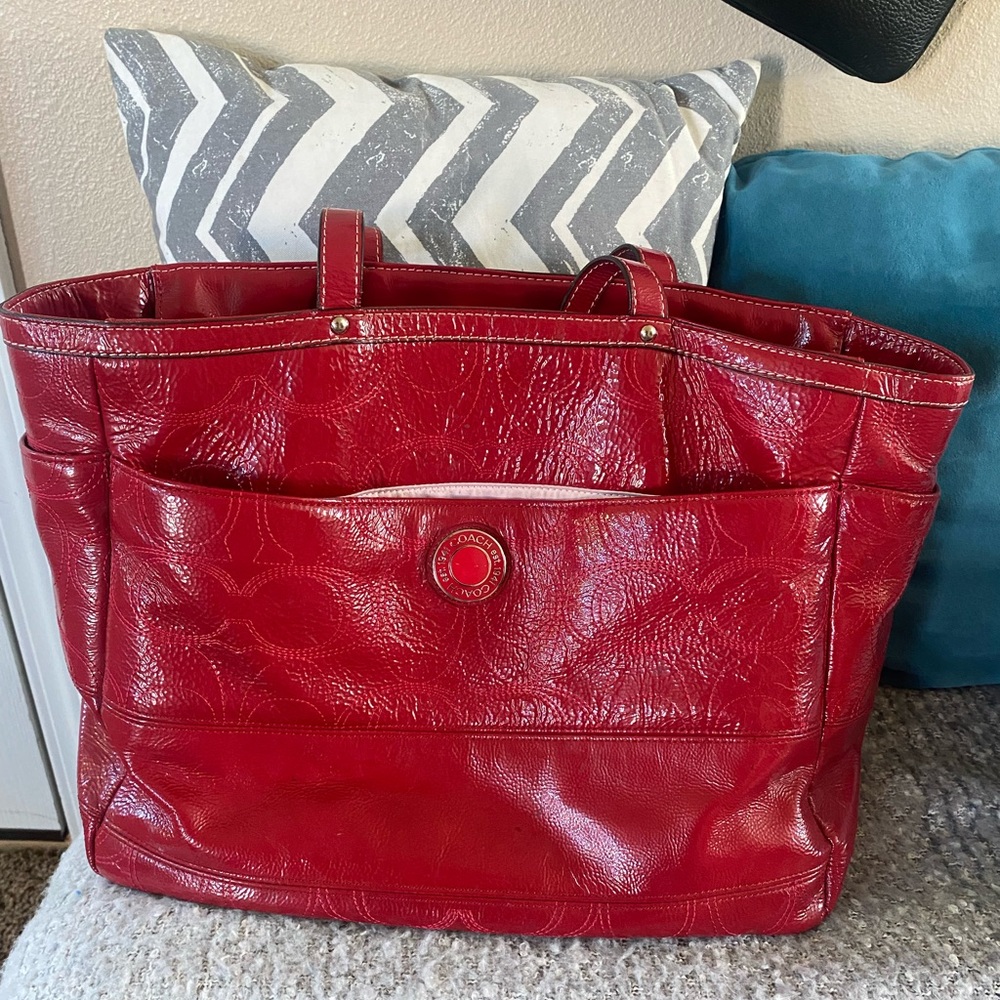 Large Coach tote/laptop bag